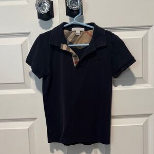 Burberry Navy Kids Polo Shirt- size 8Y but Burberry runs small. Fits like a 6Y